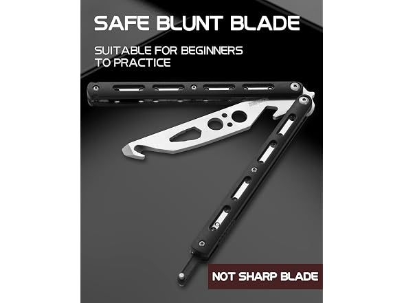 Dispatch Practice Butterfly Knife Black