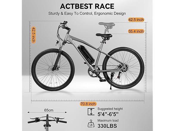 ACTBEST Race 27.5" Ebike - Gallery 5