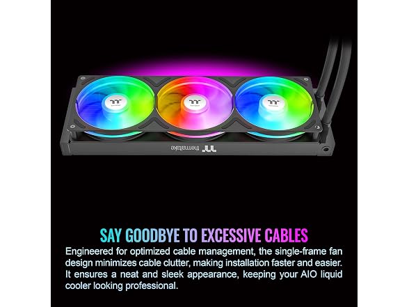 Thermaltake TH360-S V3 ARGB CPU Liquid Cooler