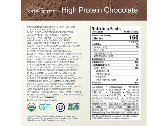 Kate Farms Organic High Protein