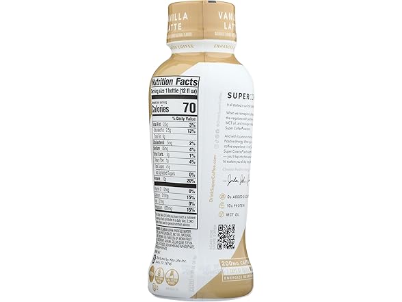 1CT Kitu, Super Coffee Protein MCT Oil Vanilla, 12 oz