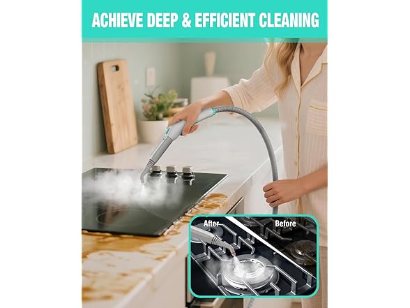 HAUSHOF 1.5L Steam Cleaner