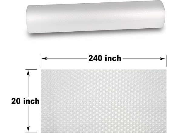 Shelf Liner (Clear, 20 x 240 inch)