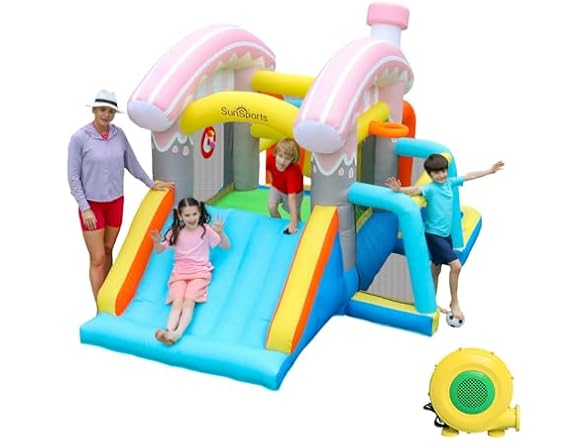 SunSports Small Bounce House with Slide