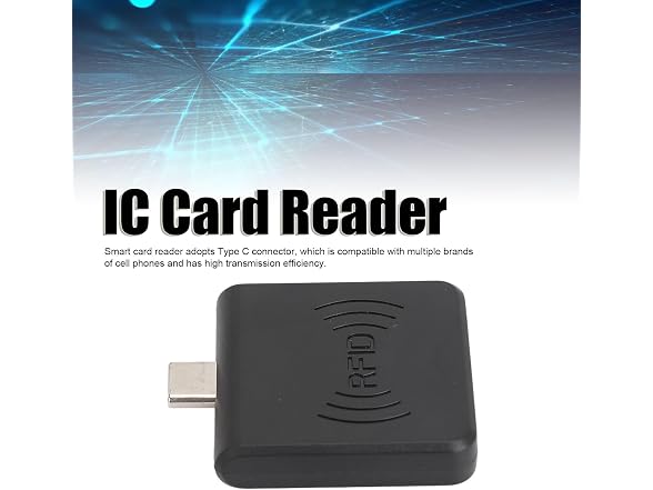 USB Type C Smart Card Reader, Fast