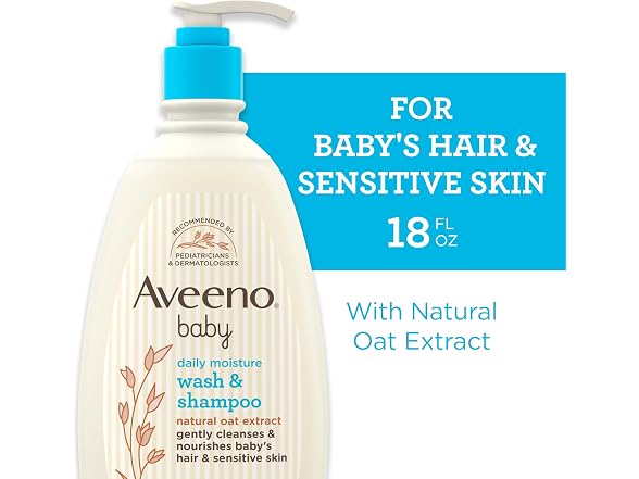 Aveeno Baby Daily Moisture Gentle Body Wash & Shampoo