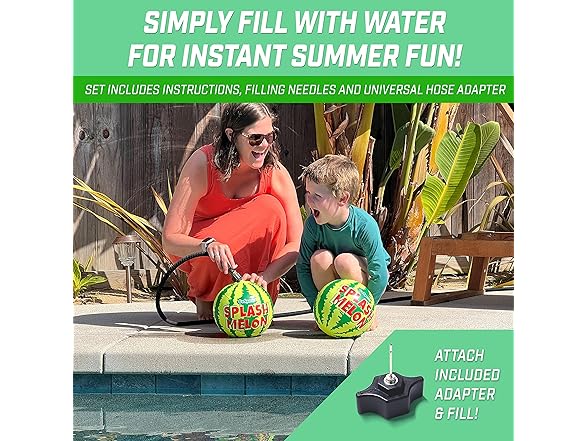 GoSports Splash Melon Pool Ball Party Toy