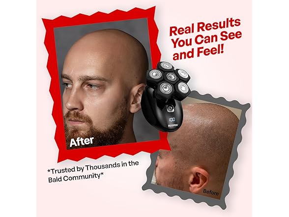 The Bald Brothers The Bald Express Electric Head Shavers
