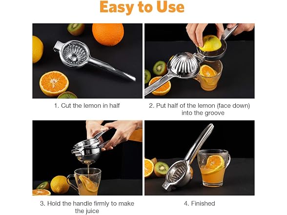meidong Stainless Steel Lemon Squeezer