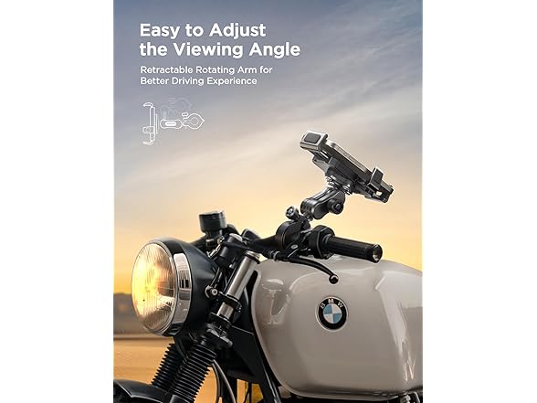 Aluminum Alloy Motorcycle Phone Mount