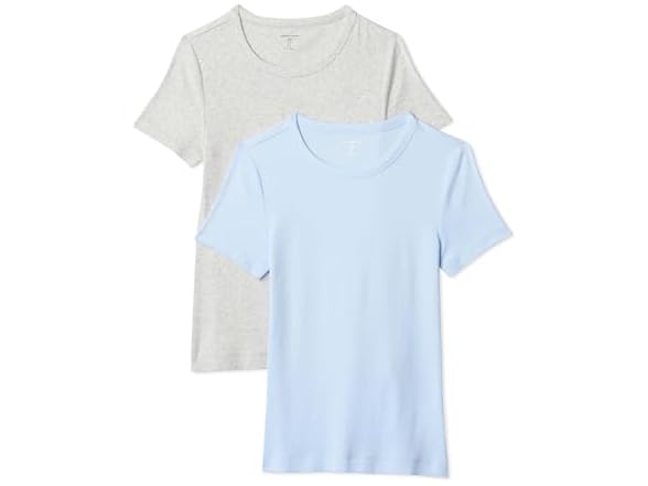Amazon Essentials Women 2-Pack Crewneck T-Shirt - Gallery 2