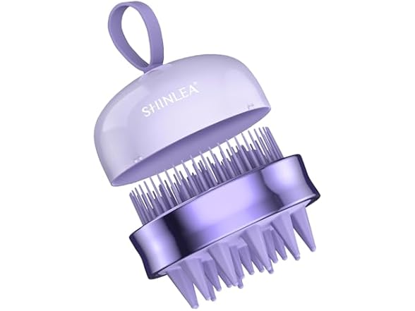 SHINLEA 2 in 1 Scalp Massager Purple