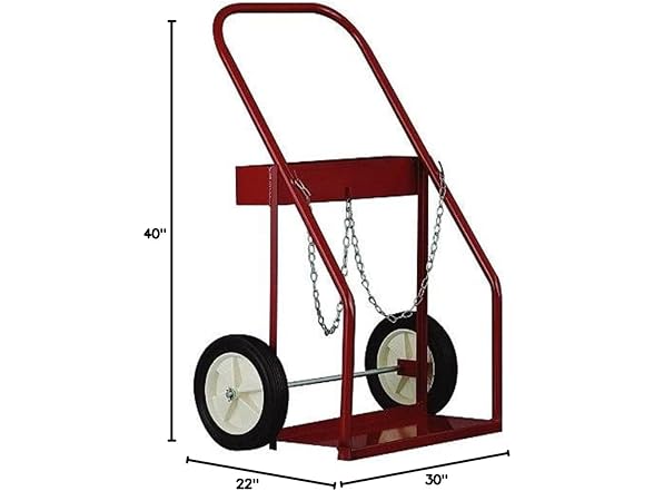 Oxygen Acetylene Tank Cart