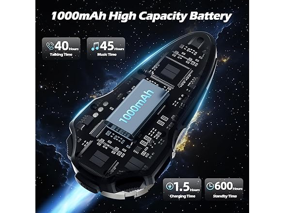 TNICER Motorcycle Bluetooth Headset