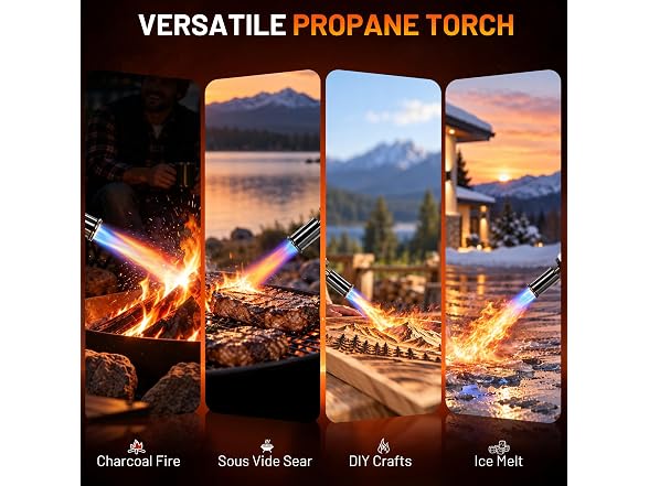 PricoJoy Propane Torch Campfire Welding