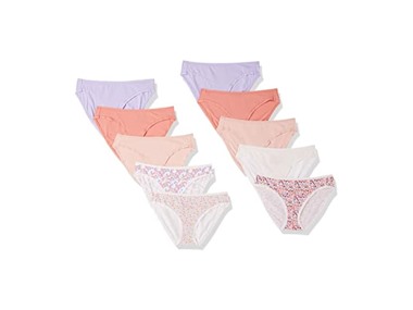 $3.99, Was $29.90, 86% Off! Amazon Essentials Womens (XXS & XS) Cotton Bikini Brief 6Pk dealfomo
