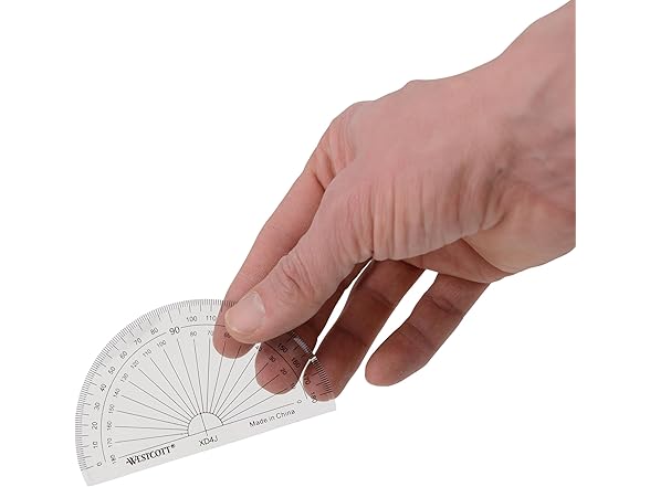 Westcott Protractor Set 6-Inch 12-Pack