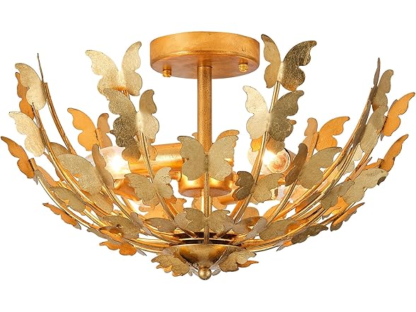 Parrot Uncle BBC3019 Medium Gold Chandeliers for Dining Ro