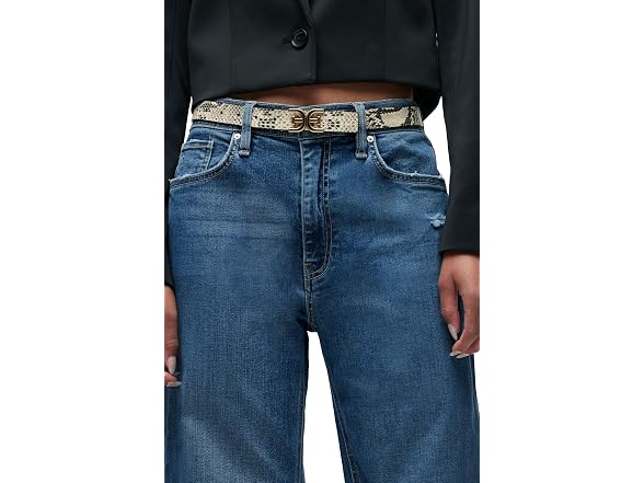 HUDSON Women's Jodie High Rise Loose Fit Wide Leg Jean