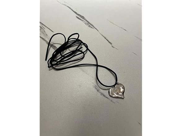 AYAL Chunky Puffy Heart Choker Necklace