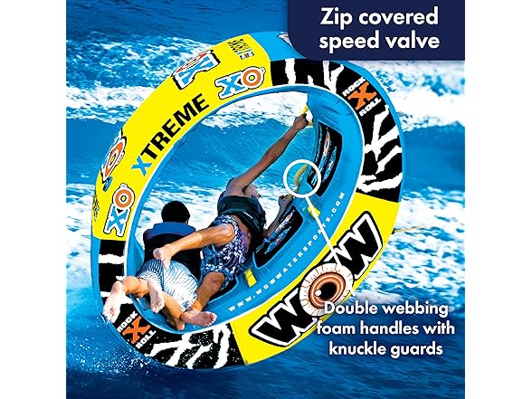 WOW XO Xtreme Oval Towable Tube 1-3 Person
