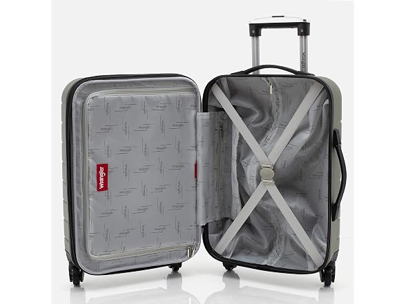 Wrangler Smart Spinner Hardside Luggage, 22" Carry-On