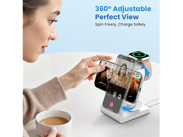 JoyGeek Magnetic Wireless Charging Station - Gallery 7