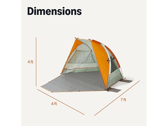 Amazon Basics Camping Sun Shelters 7 x 4 x 4ft