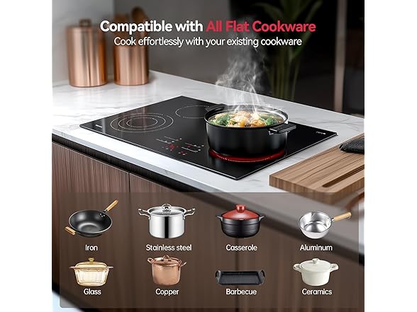 30 Inch Electric Cooktop