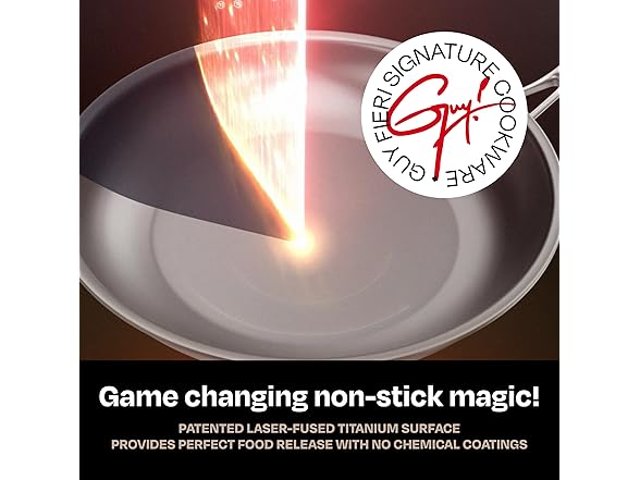Guy Fieri Laser Titanium 10" Fry Pan