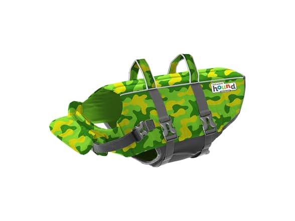 Outward Hound Granby Splash Camo Dog Life Ja
