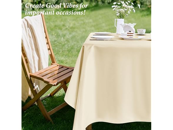 4 Pack Satin Tablecloth 58x102 Inches