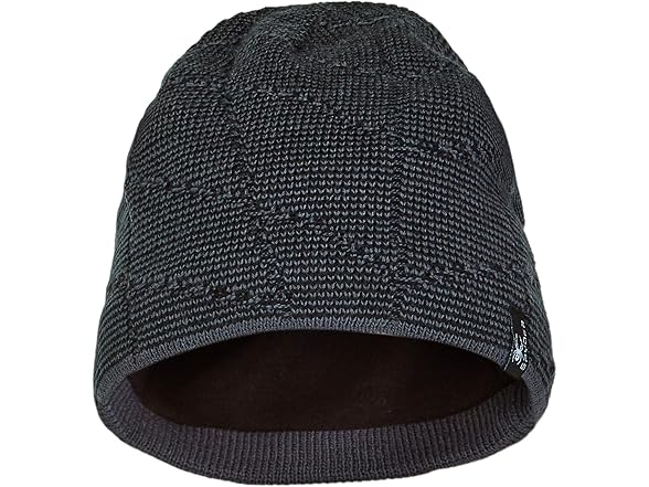 Spyder One Size Mens Black Hat OS Ebony
