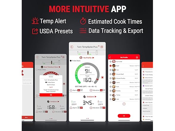 ThermoPro TempSpike Plus 600ft Wireless Meat Thermometer
