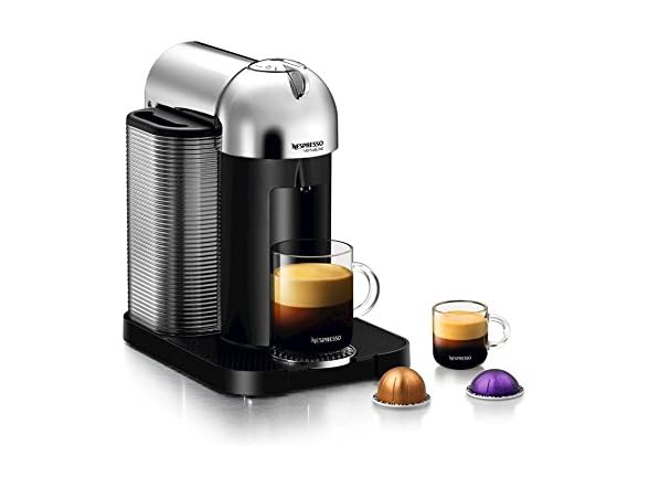 Nespresso VertuoLine Coffee and Espresso Maker, Chrome