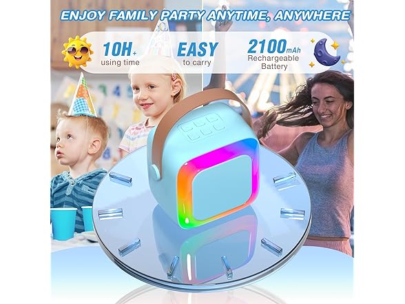 TAEMVV Mini Karaoke Machine for Kids