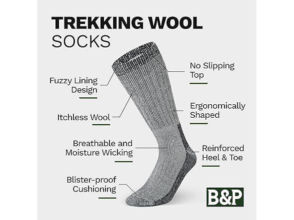 B&P Ultimate Unisex Socks 3-Pairs
