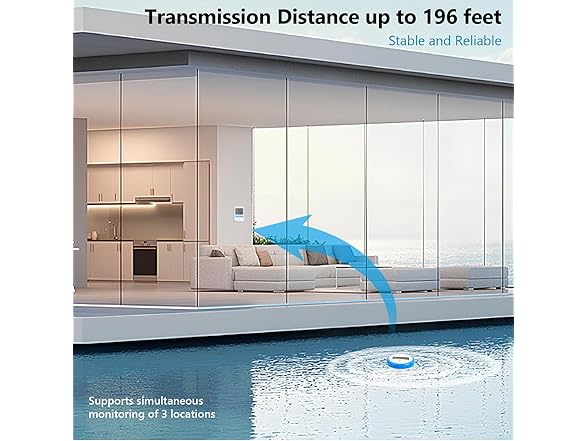 FERROZA Wireless Pool Thermometer