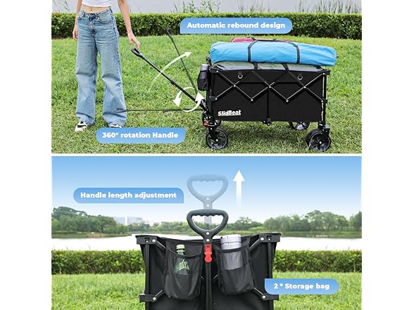 SLIDBEAT Collapsible Wagon
