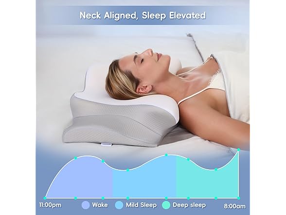 PAYHUIN Cervical Neck Pillow