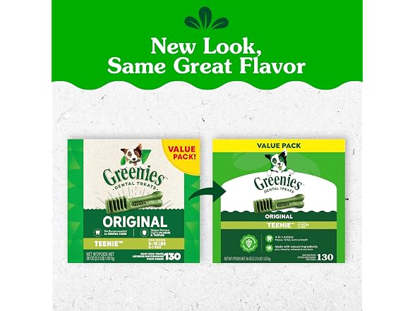 130CT Greenies Veterinarian-Recommended Adult Dog Treats