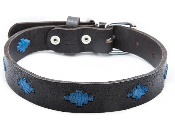 Gaucho Goods Soft Leather Dog Collar Cali