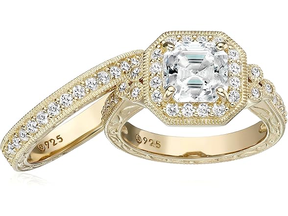Amazon Essentials Women Yellow 23K Gold Ring
