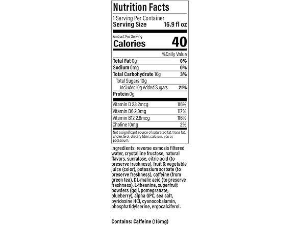 1CT Neuro Sonic Energy Refreshed Super Fruit Infusion