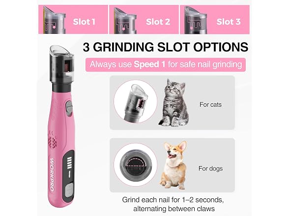 WORKPRO 3.6V Rotary Tool Kit Pink