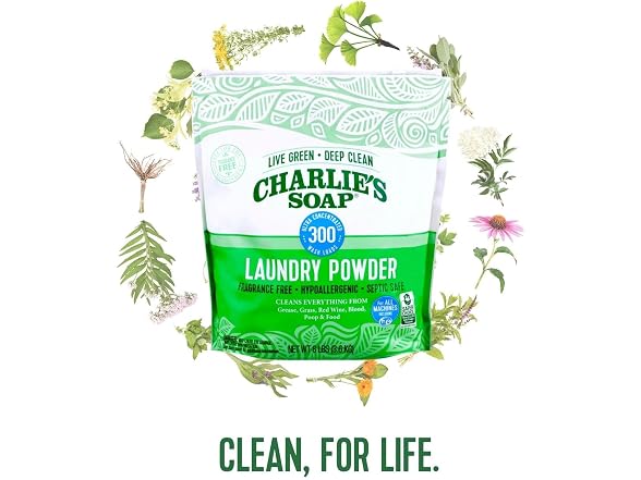 Charlies Soap Laundry Powder 300 Loads