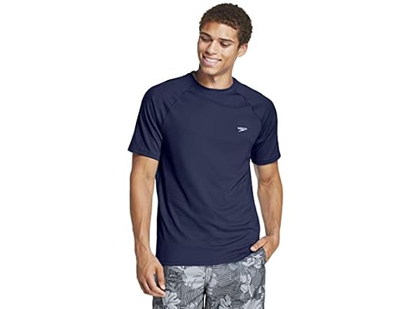 Speedo Regular-Fit Swim Shirt (S)