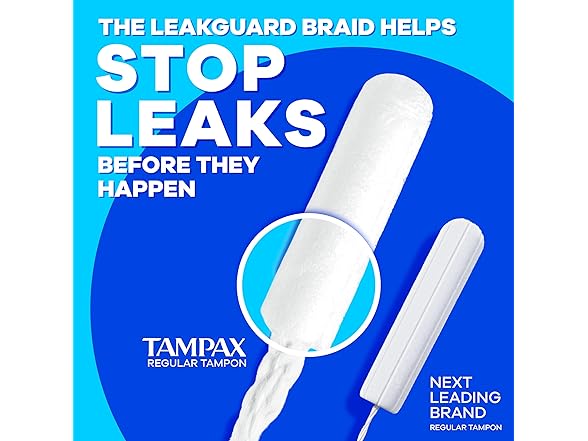 Tampax Compact Pearl Tampons 16 Count