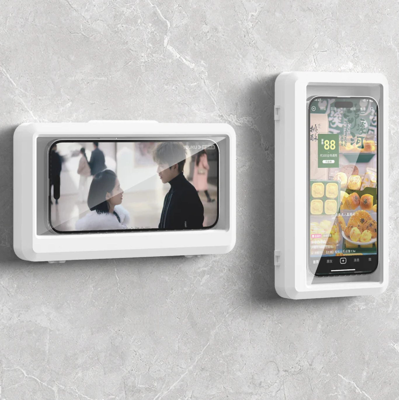 Waterproof Shower 360Degree Phone Holder - Gallery 17