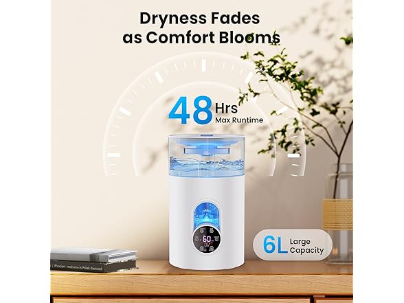 GloryAir Cool & Warm Mist Humidifier